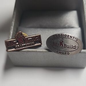 Mr Build Craftsman Lapel Hat Pin Brooches